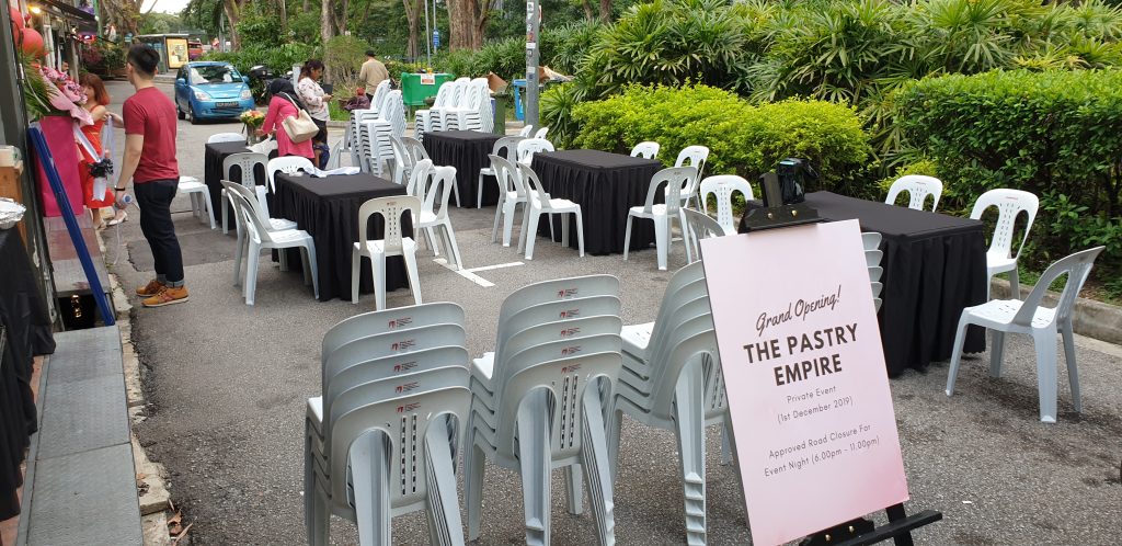 Tables and Chairs Rental Singapore